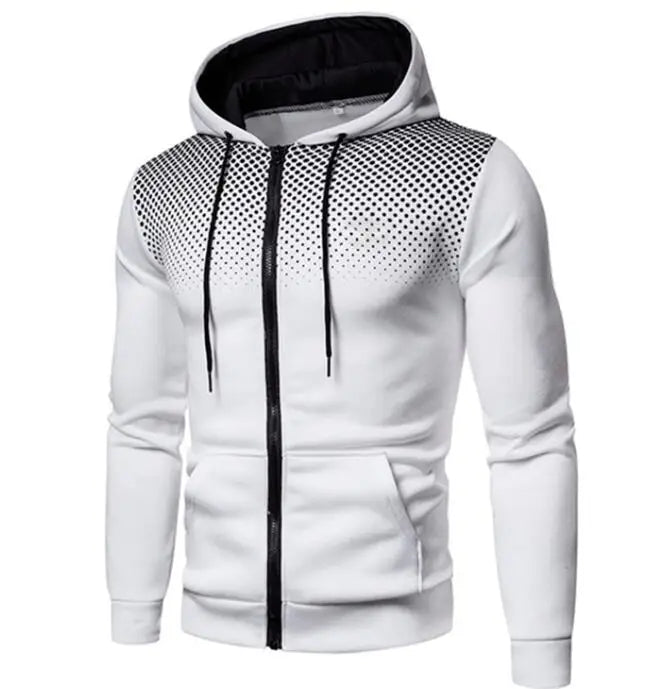 Custom logo Street Wear Hoodies Men Patchwork Sweatshirts With Pocket Full Zip up Hoodies Cotton