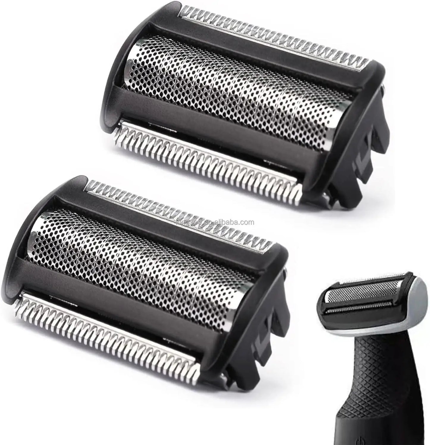 2pcs Genuine BG2000 Bodygroom Shaver Trimmer Replacement Foil Head Blades for Philips Bodygroom Series 7000 5000  TT2024 YS534