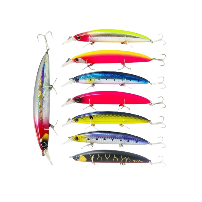 Factory Direct 20g 110mm 9 colors Artificial Hard Minnow Lure ABS Plastic Floating Fishing Bait