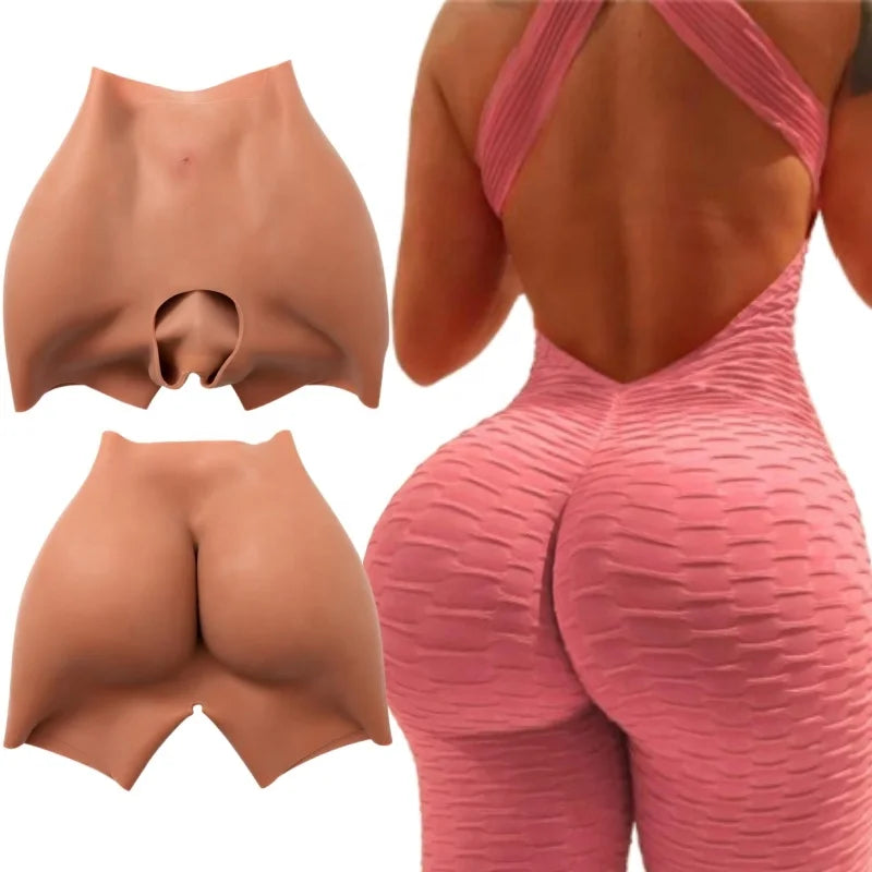3150g Sexy African Woman Realistic Silicone Tights Hip up and Butt Enhancer Panty Big Buttocks Lifting Pads Women's Body Shap