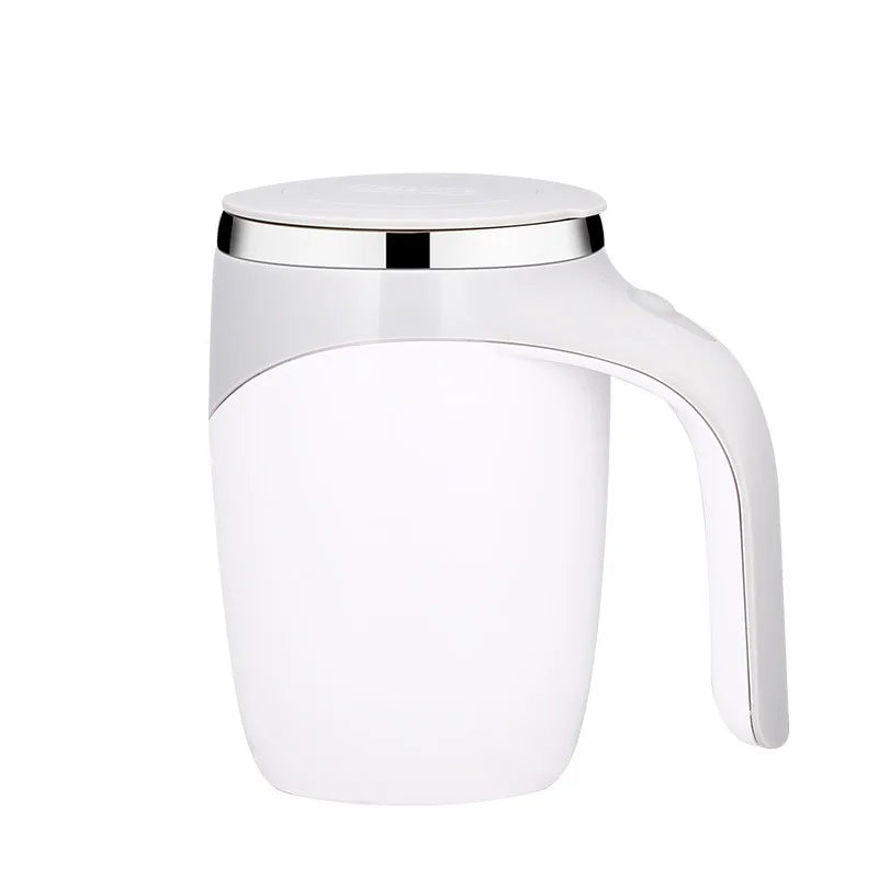 New Portable Cup for Travel Kitchen Electric Rechargeable Stainless Steel Milk Coffee Mixing Cup Automatic Stirring Tea Mug