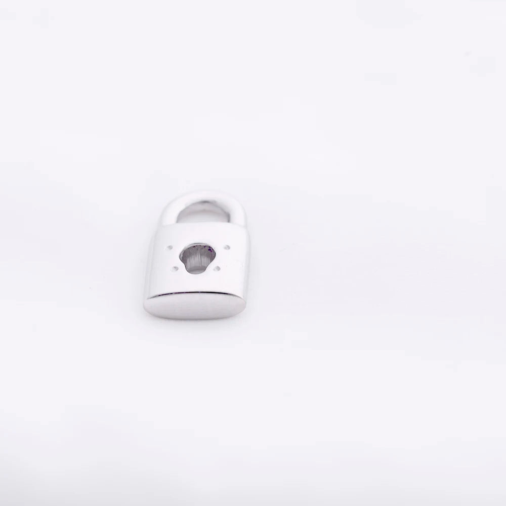 316L Stainless Steel Jewelry Initial Design Faith Trendy LOCK Pendant Minimal LOCK Chain LOCK Eternal Pendant