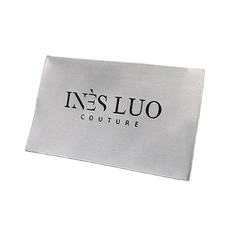 Design Your Custom Brand Name Printing Organic Cotton Fabric Tag Clothing Labels Linen Clothing Labels