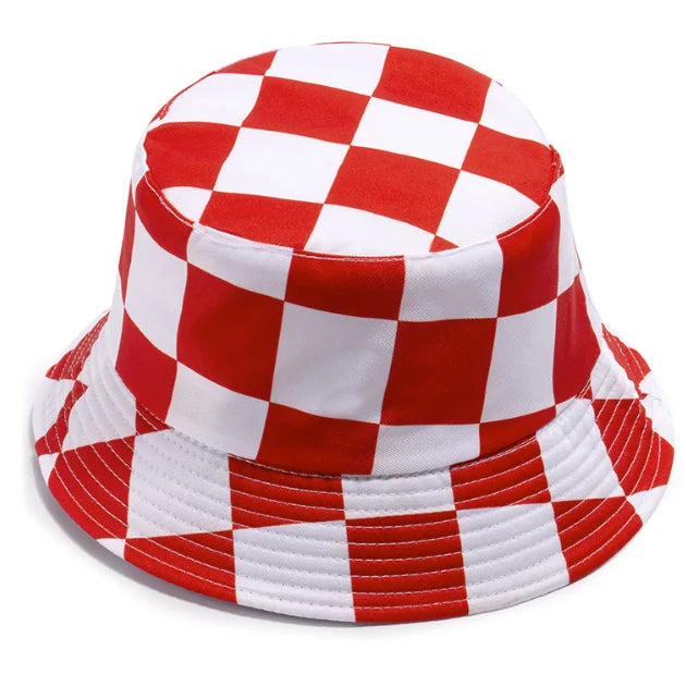 2026 Personalized Floral Hip Hop Skater Bucket Hat Unisex Custom Text White Black or Red Outdoor Box Sun Cap