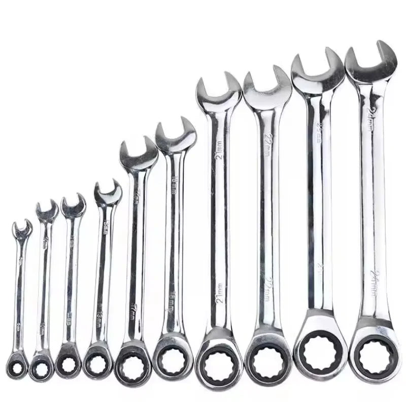 6-32mm High Hard Wrench  Double-ended Wrench Wrench Fast Labor Saving Dual Purpose Industrial Grade