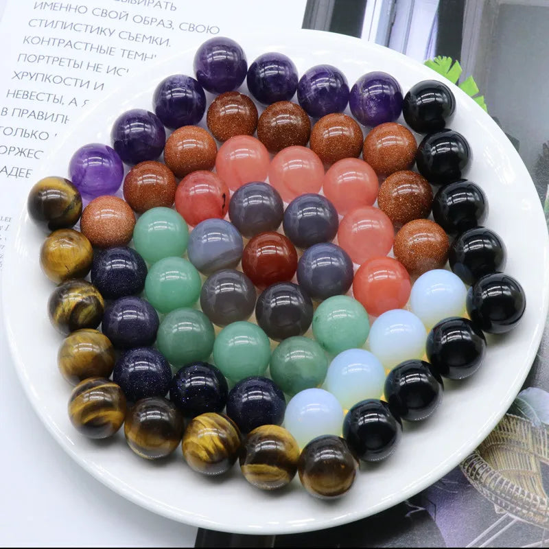 Wholesale 8\10\12\16\18\20mm No Hole Gemstone Carnelian Round Bead Spacer Loose Beads Craft Diy Jewelry