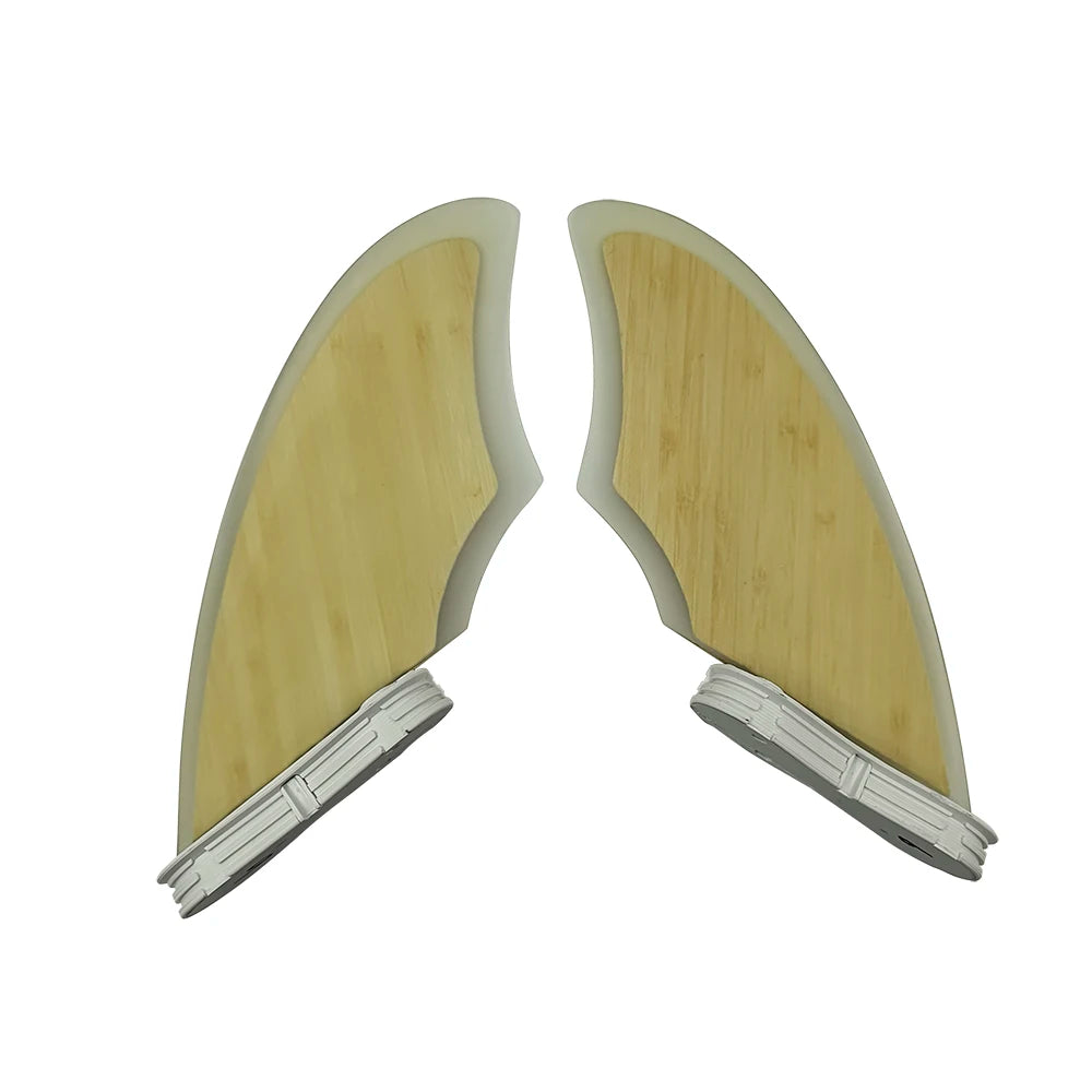Wholesale Surfboard Fins Bamboo Design Keel Fins Side Fin Twin Set