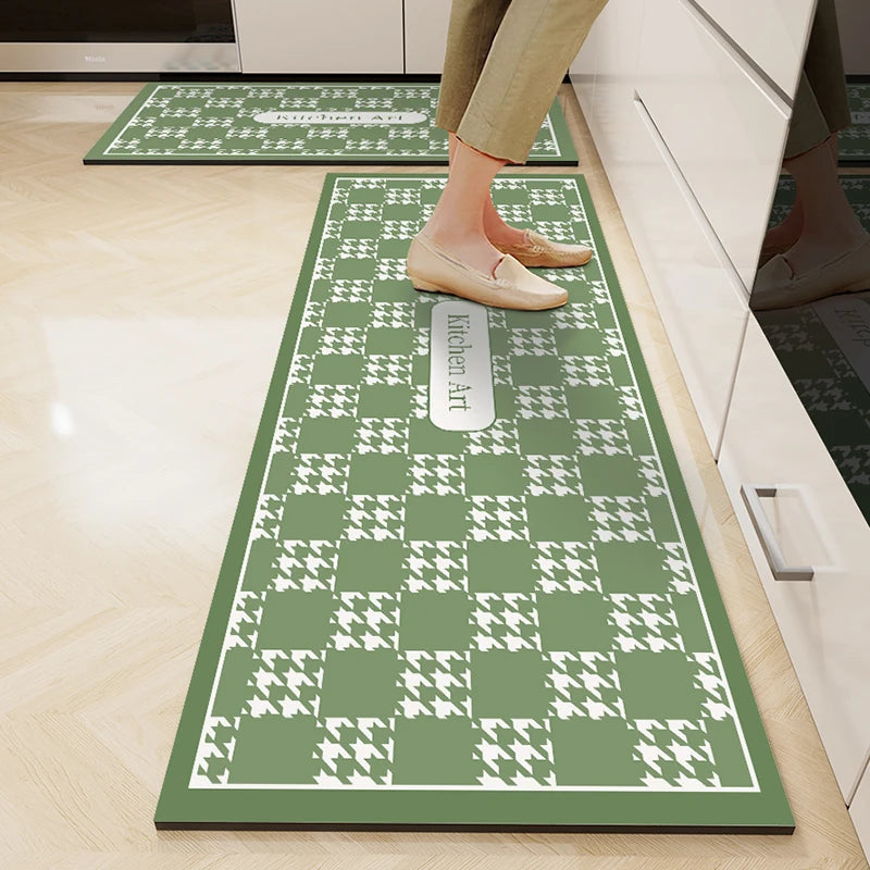 Tapis De Braise Cuisine Waterproof Material Kitchen Small Rug Waterproof Kitchen Rugs Bathroom Doormats