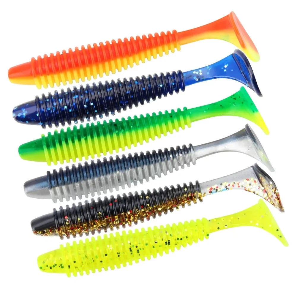 Spinpoler Fishing Lure Soft Plastics Shad Paddle Tail Bait 12cm/11.5g Big Game Swimbait Artificial Lures Worm Tackle Bass Tro