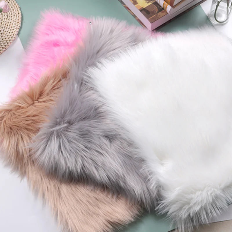 TSZS New Design Photo Props Background Manicure Practice Cushion Washable Hand Rest Pad Soft Fur Nail Table Mat