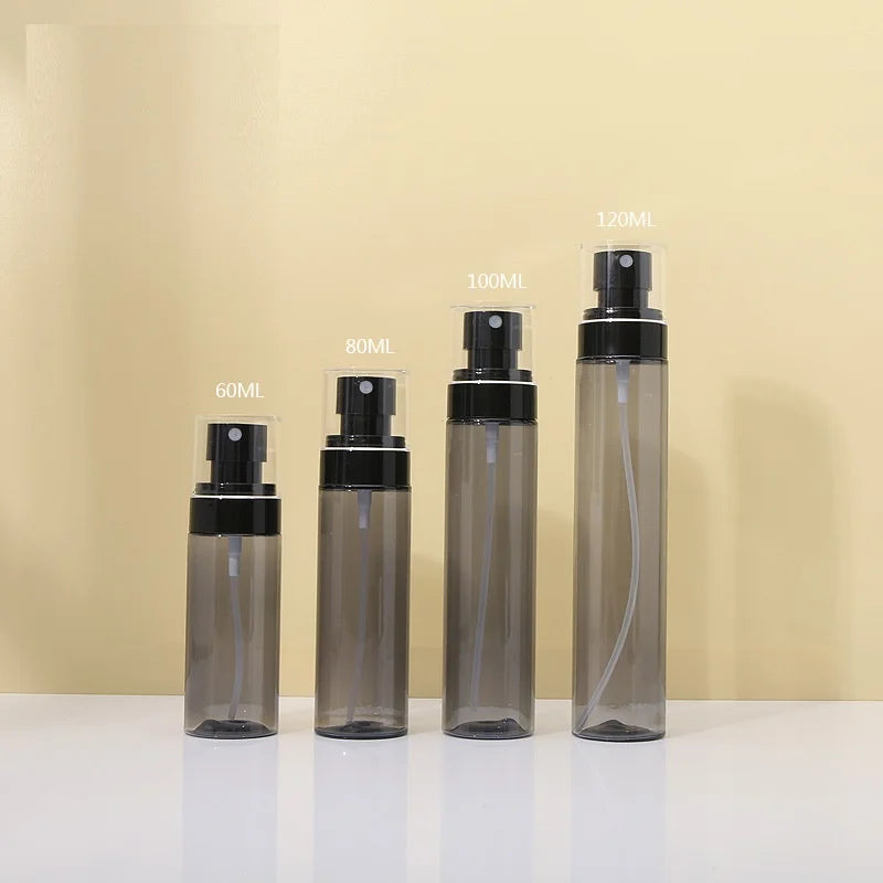 Custom Empty 60ml 80ml 120ml PET Plastic Fine Mist Body Spray Bottle for Cosmetics Skincare Smiggle Custom Empty Plastic Bott