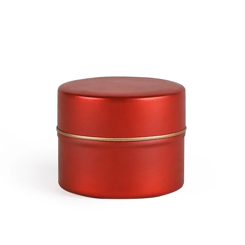 4.5*5.5cm Custom Tea Tin Can Box Round Tin Cylinder Coffee Tea Jar Airtight Round Packaging