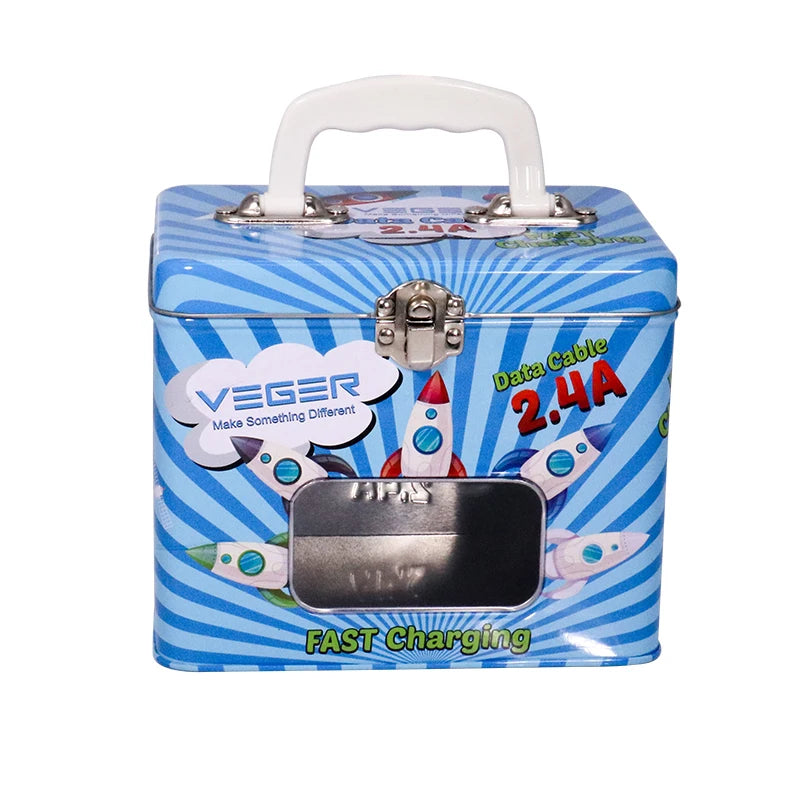 Wholesale Lunch Tinplate Custom Logo Rectangle Tin Box Gift & Craft Packaging with Window