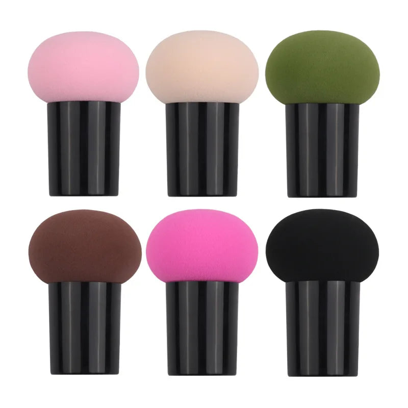 Mushroom Powder Puff Wet and Dry Facial Cosmetic Sponge Foundation Make up Sponge Beauty Puff