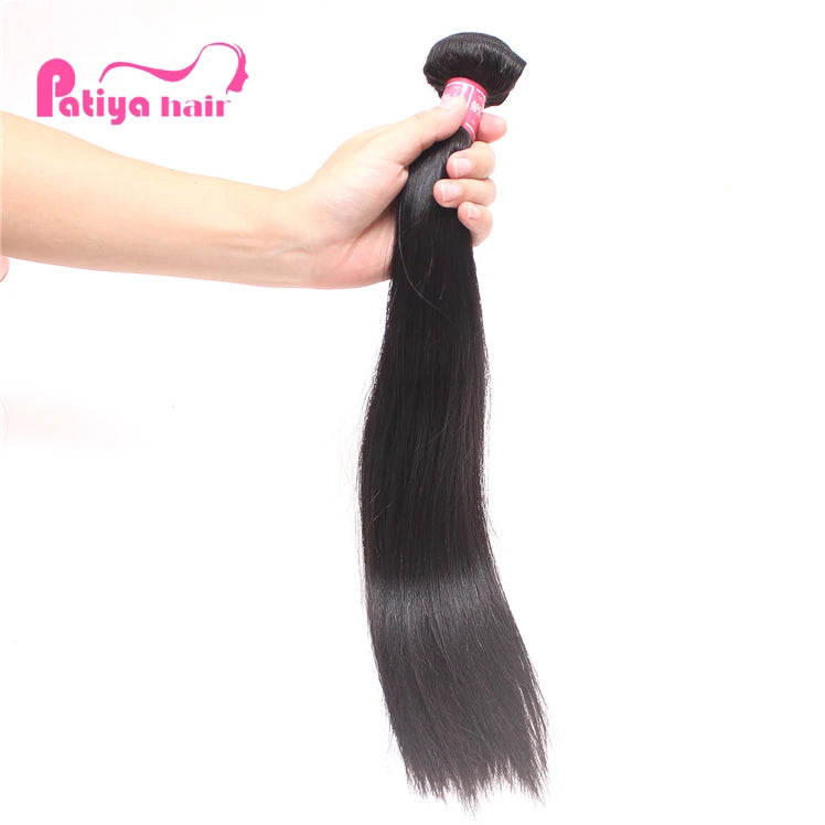 Chinese Online Markets Bone Straight Angkor Cambodian Remy Hair Weave 12A Natural Color Black 1B Machine Double Weft