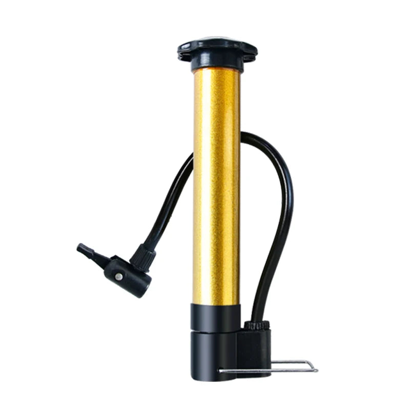 Golden Color  Lightweight Mini Bicycle air Pump  Cheap Price Easy Carry Bicycle Hand Pump for Basketball