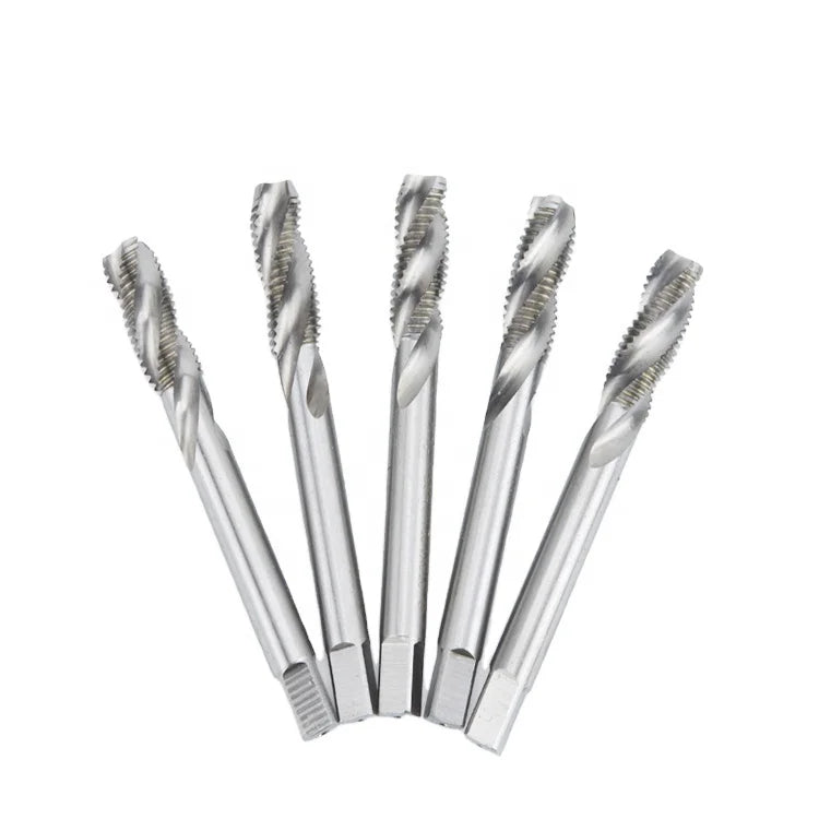 M2-M36 HSS 6542 Carbide Die Bright Finishing Hand Tap Tin Coating Flute Tap for ISO Standard Metric/UNC/UNF Threads Tap Die S