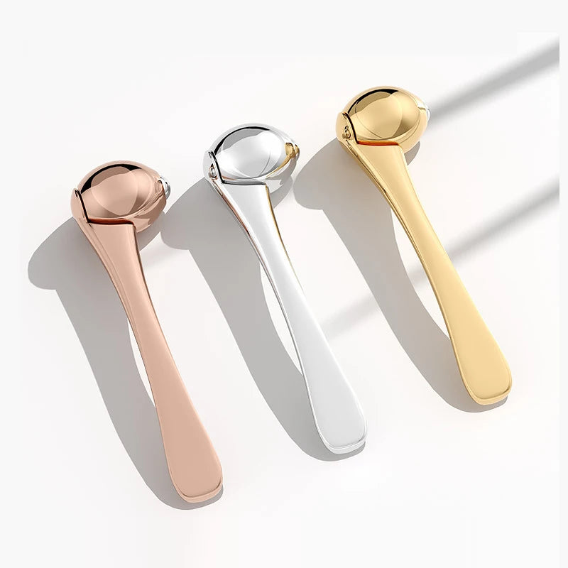 New Wholesale Eye Massage Roller Facial Spatula Custom Logo Cosmetic Eye Cream Spoon Facial Beauty Tool Relaxing Massage