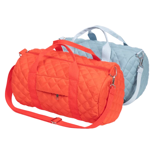 Hot Selling Custom Cute Quilted Puffer Boys Girls Teenager School Duffel Carrier Bag Women Holiday Bag Travel Overnight Handb