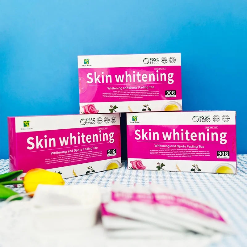 Hot Selling Private Label Winstown Natural Skin Care Glowing Beauty Whitening Glow Tea Herbal Anti Aging Lightening Tea