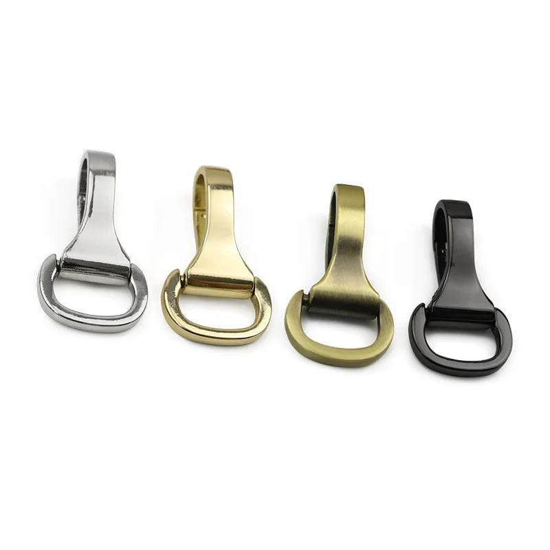 Die-casting Strap Hook Buckle Trigger Lobster Clasp Clip Spring Gate Ring Swivel Eye Hook Keychain