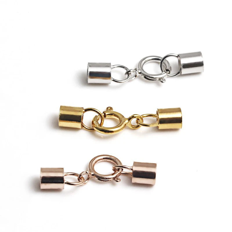 Wholesale Diy Hole 2mm 3mm 925 Silver Sterling Lobster Claw Clasp Pendant Jewelry DIY Accessories for Necklace