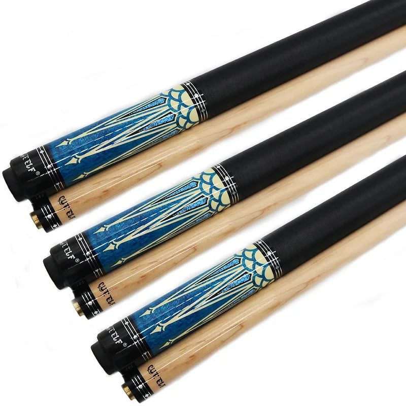 Cueelf Professional 1/2 Style Maple Wood Pool Cue Stick Linen Grip Comfortable Feel Billiard Products Snooker & Billiard Ball