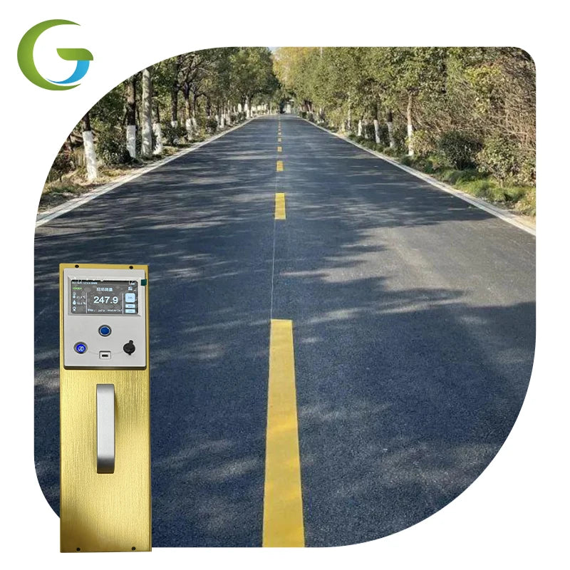 8.4V DC Red 8GB Construction Machinery Pavement Marking Retroreflectometer for Road Sign Reflectors
