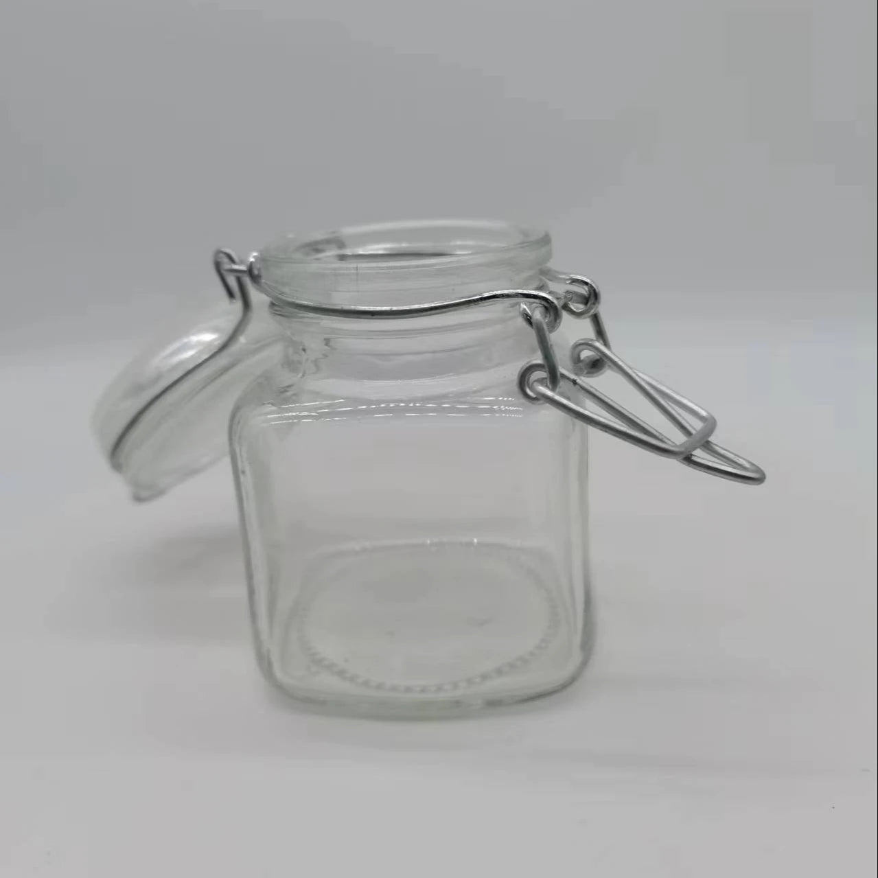 Hot Sale Luxury Borosilicate Glass Storage Cap Empty Square Round Glass Bottles 20ml 30ml 50ml 60ml 100ml 120ml for Food
