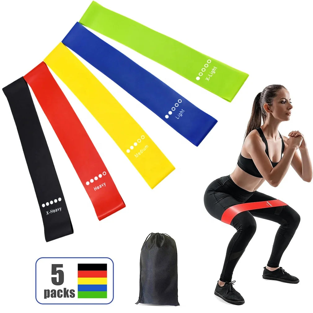 Zakerda Custom Logo Eco-Friendly Waterproof Heavy Duty Latex Yoga Gym Workout Bands Loop Resistance Exercise Hip Bands Fitnes