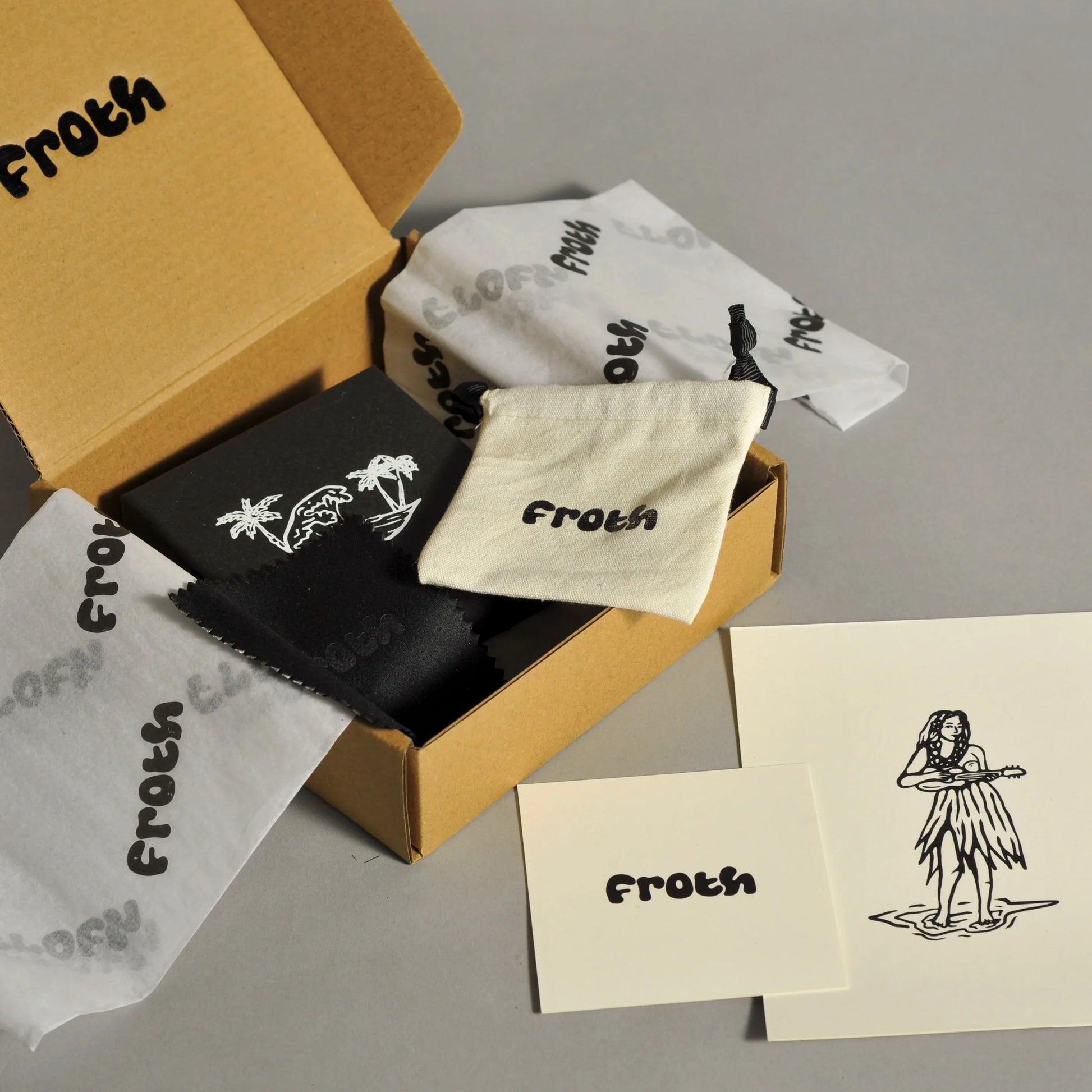 Custom Logo Jewelry Shipping Box Drawer Box Necklace Cut Polish 925 Cloth Black Tissue Paper
