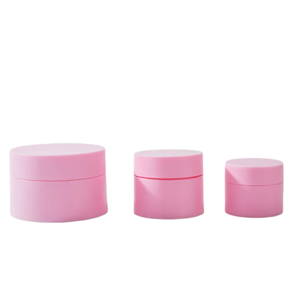 pp Cream Jar Frosted Plastic Cans Are Used for Cosmetic Packaging