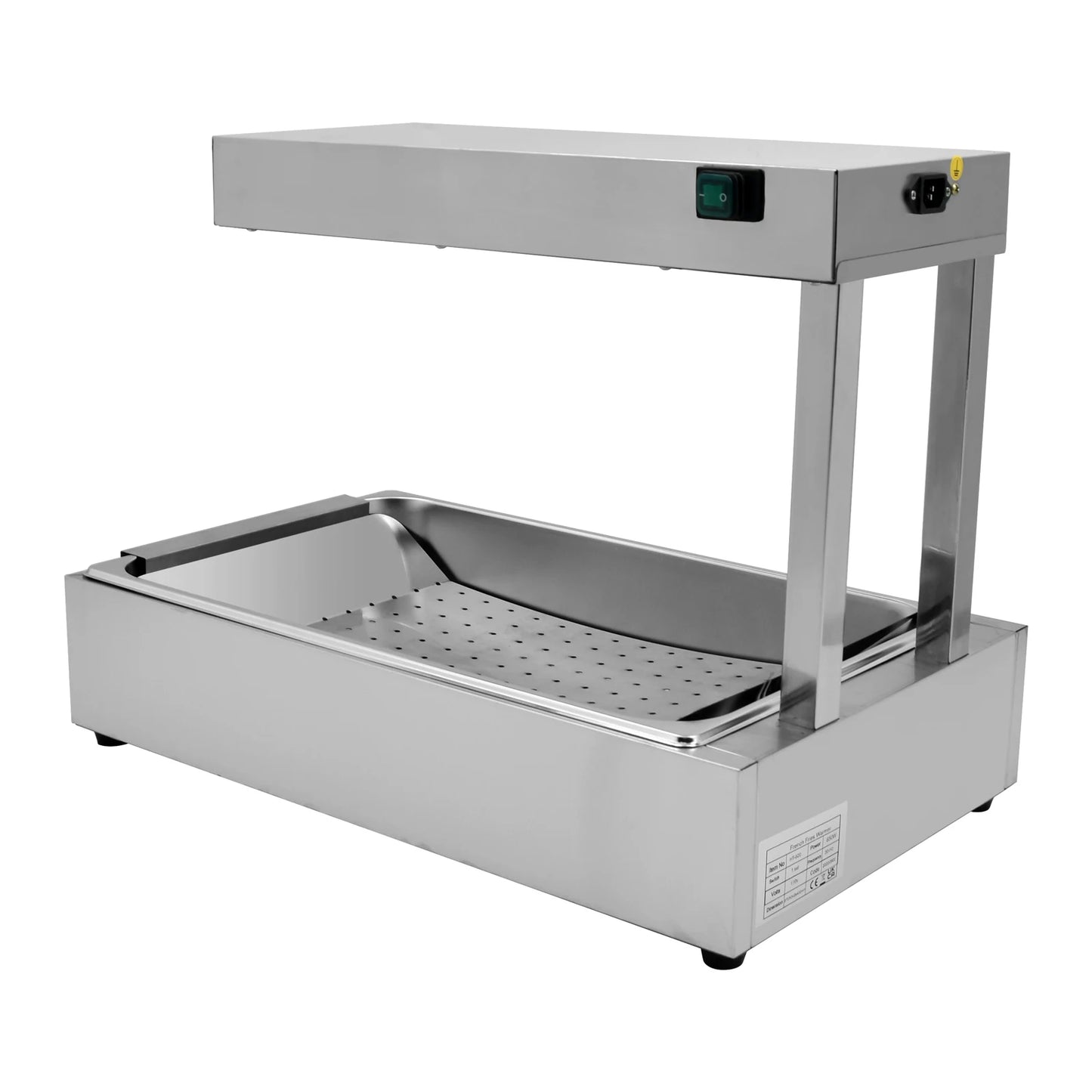 Commercial Churros Warmer Showcase  Fried Chicken Electric Food Cabinet Warming Potato Chips Display Rack Stand