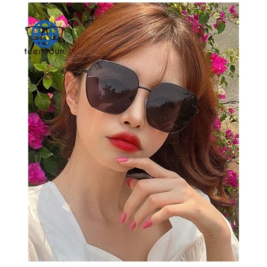 Teenyoun 2024 Square Oval Sun Glasses Men's Personalized Sunglasses Uv400 Sunglasses Women Wholesale