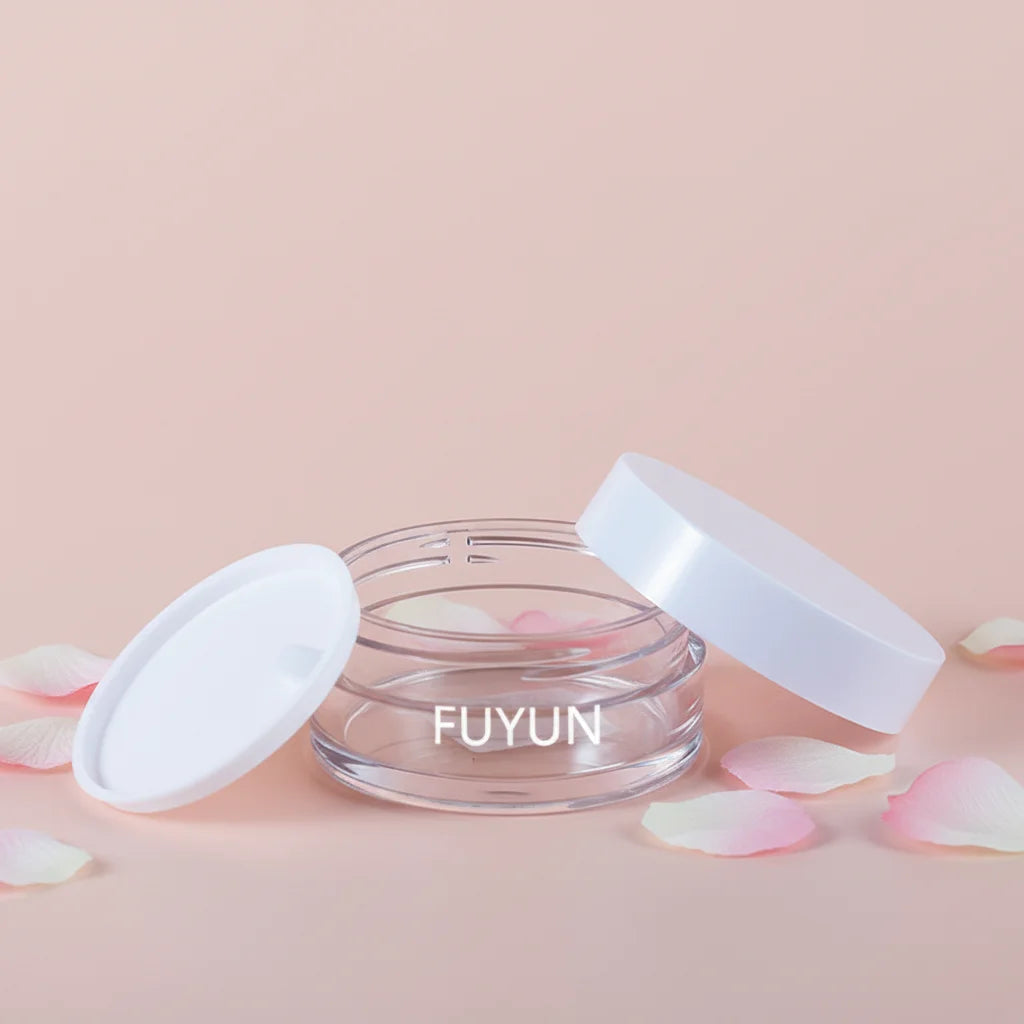 Fuyun 30ml 80ml 100ml 120ml for Clear White Black Amber Wide Mouth Cosmetic Containers Pet Jar White Lid for Wigs Lotion OEM/