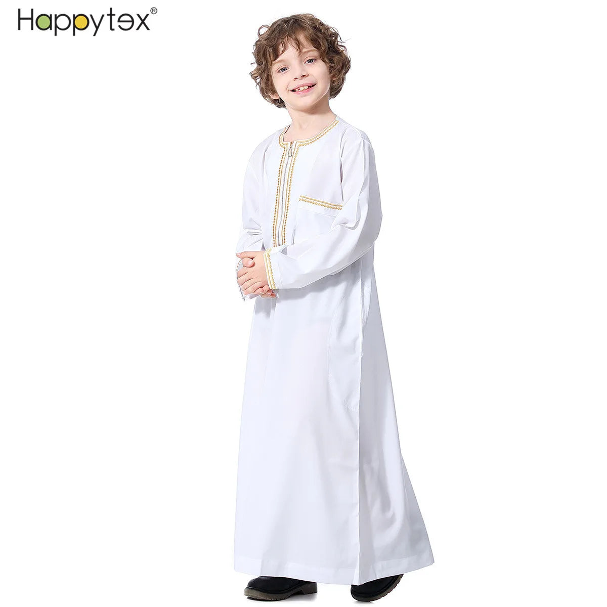 Pretty Must Have Children Kimono Saudi Boys Robe Maxi Dress Muslim Thobe Dubai Islamic Kids Boys Abaya in Stock Kids Daily We