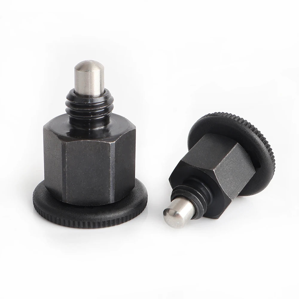 VEICH VCN213 Mini Indexing Plunger Steel Black Oxide Spring Loaded Hand Retractable Fastener M8/M10 Machine Use