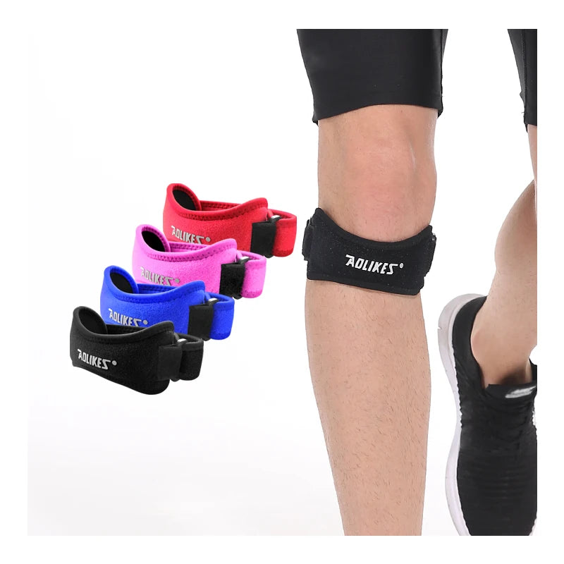 Aolikes Factory Price Hot Sale Neoprene Knee Stabilizing Brace Support Knee Pain Relief Patellar Tendon Support Strap