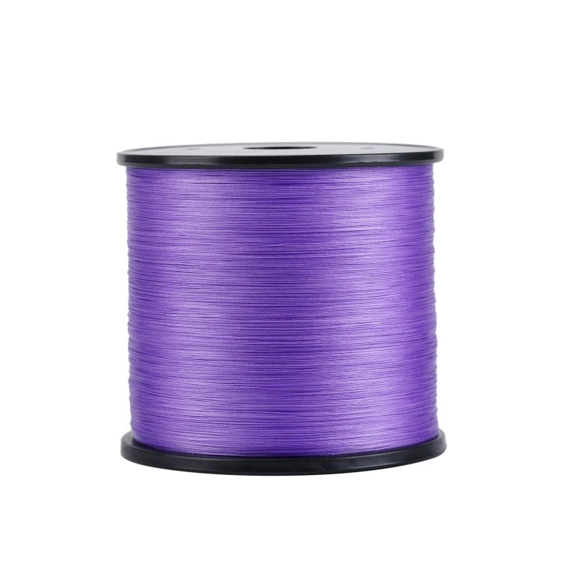 Professional Strong Multifilament PE Braid Fishing Line Saltwater Freshwater Colored Diamond Braid Level Shape Braided Wire
