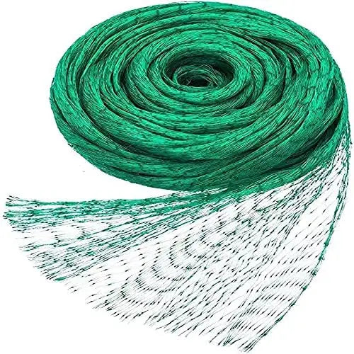 Hen Yuan Factory Direct Selling Pe Knotless Anti Bird Net 100% Virgin HDPE Customized 35 GSM Netting for Garden Crops Plants 
