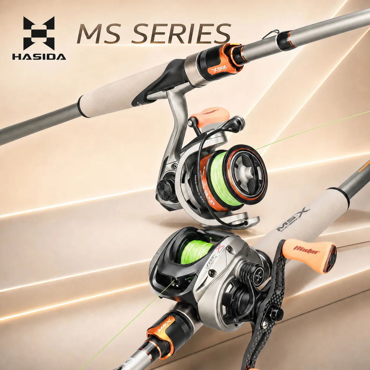 Fishing Rods Carbon Blank Fuji O Ring Crossline Fast 1.68-2.4m UL-MH MS-X HASIDA Long Cast Stream River Lake