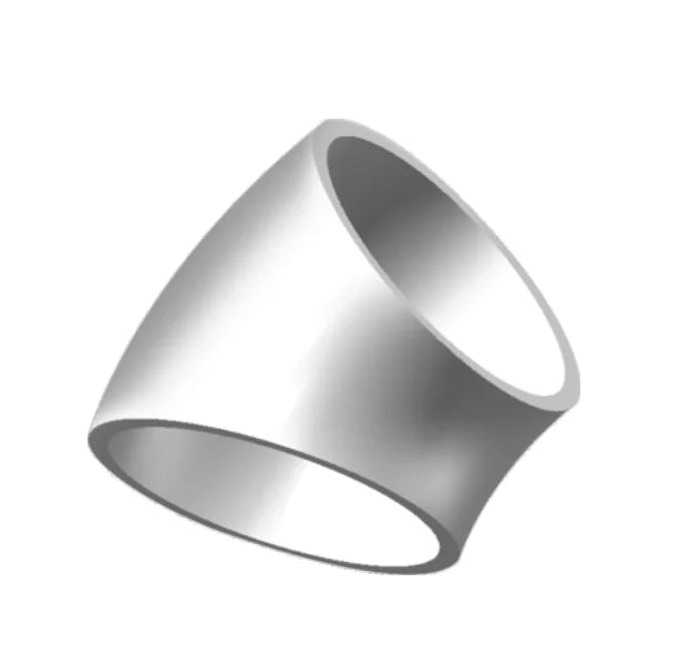 Vacuum Stainless Steel ISO KF CF Welded Flanged 45degree 90degree Elbow