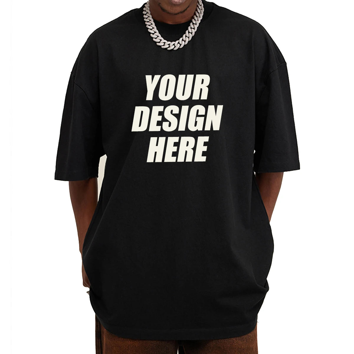 Manufacturing Digital for 100% Cotton 230GSM Loose Fit Drop Shoulder Acid Wash Vintage Men's T Shirts