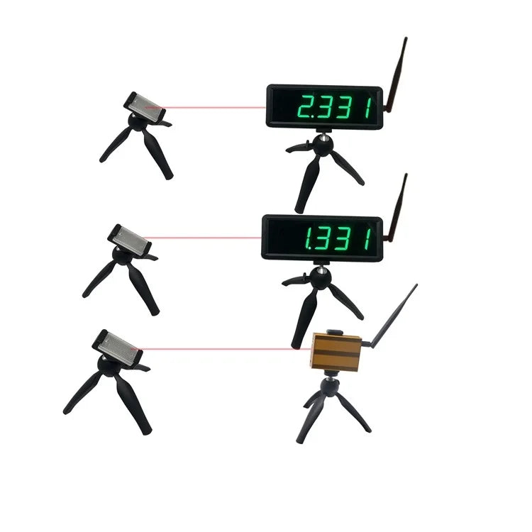 Athletes Timing Racing Timer Stopwatch Electronic Bike Speed Training Skating LED Track Field Wireless Laser Timer for Runnin