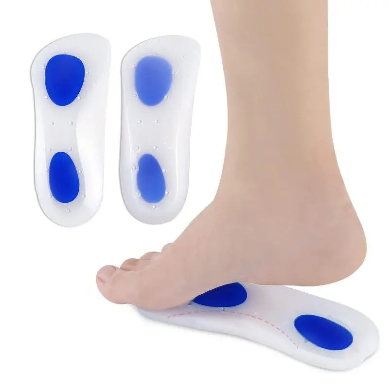 Arch Support Silicone Half Shoe Insole Massaging Metatarsal Cushion Orthopedic Sandals Insoles Orthotic Insoles for Comfort
