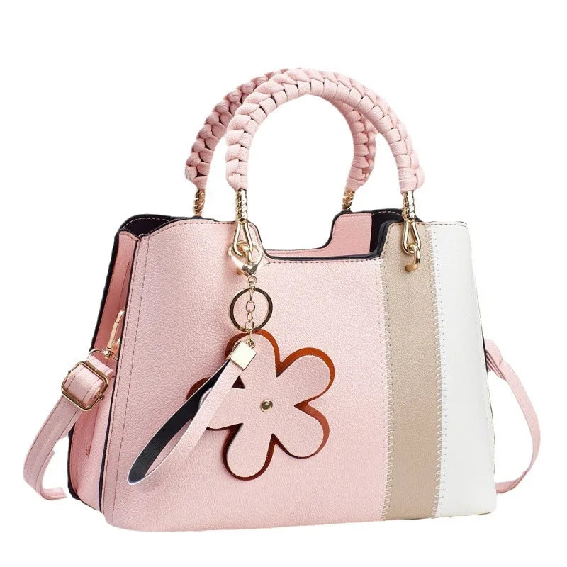 2026 New Elegant and Elegant Flower Pendant High Quality Single Shoulder Handbag Fashion Trend Low Price Womens Handbag