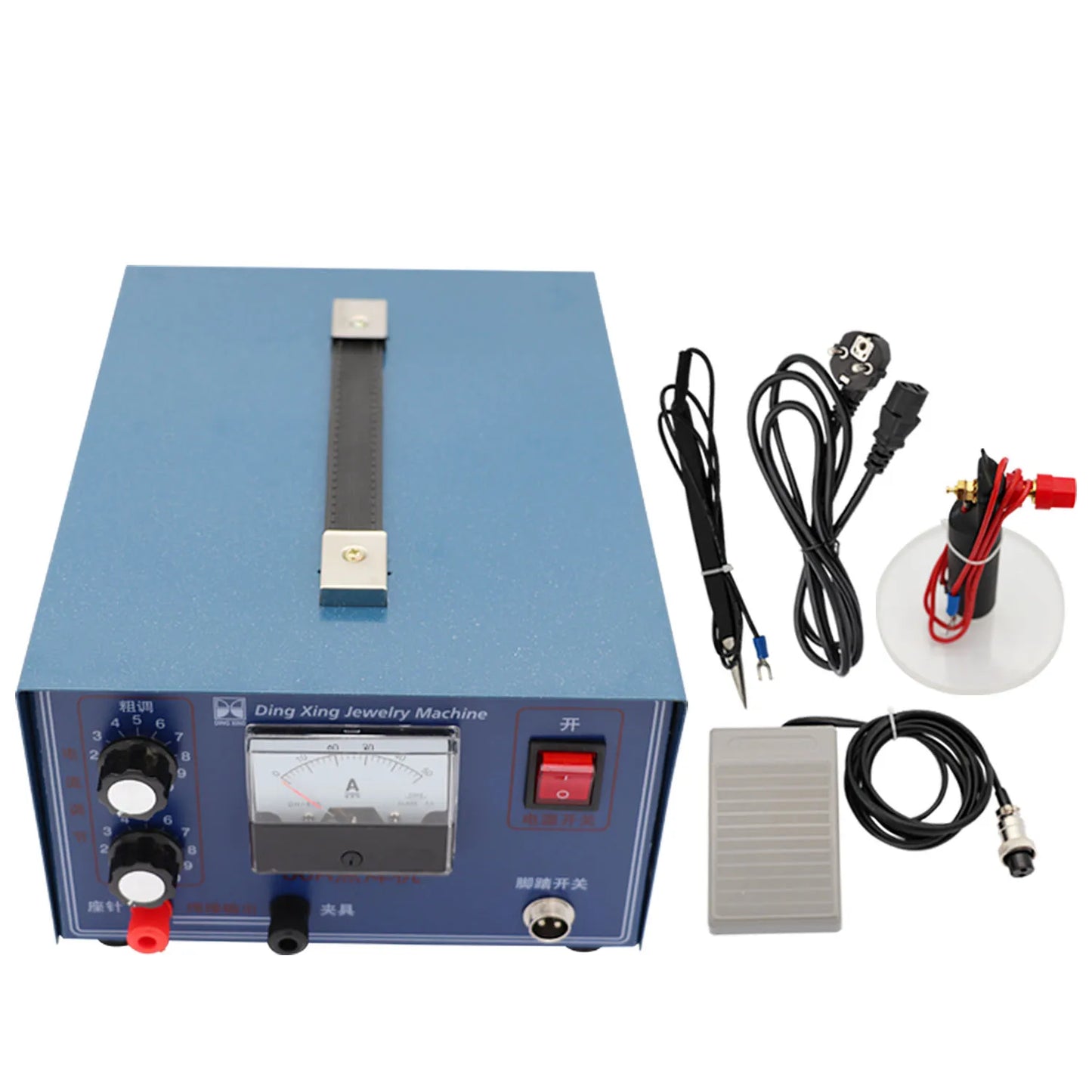 Auble 0172 500W 50A 110V/220V Jewelry Pulse Spot Welder for Gold Silver Platinum Palladium Made in Fujian China