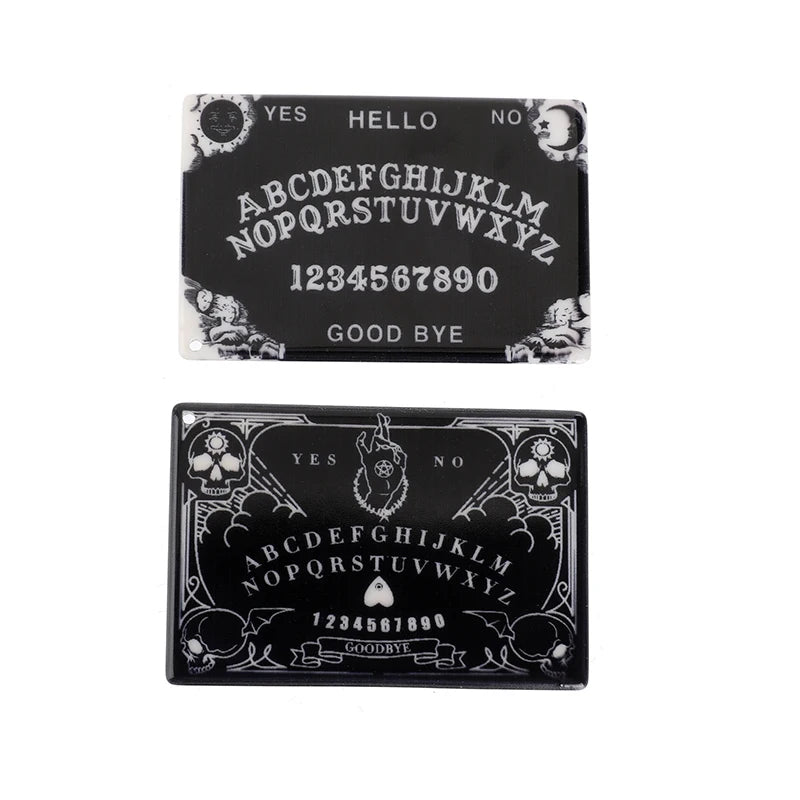 Divination Magic Ouija Planchette Charms Gothic Jewlery Findings for Keychain Necklace Diy Making
