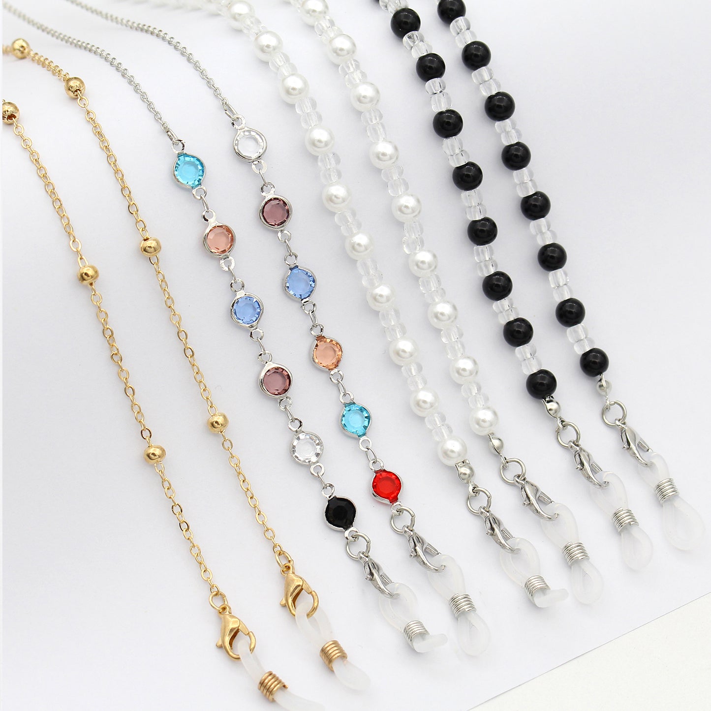 Women Men Eyewear Holder Accessories Necklace Eyeglasses Anti-lost Sunglasses Lanyard Rope Antiskid Face Mask String