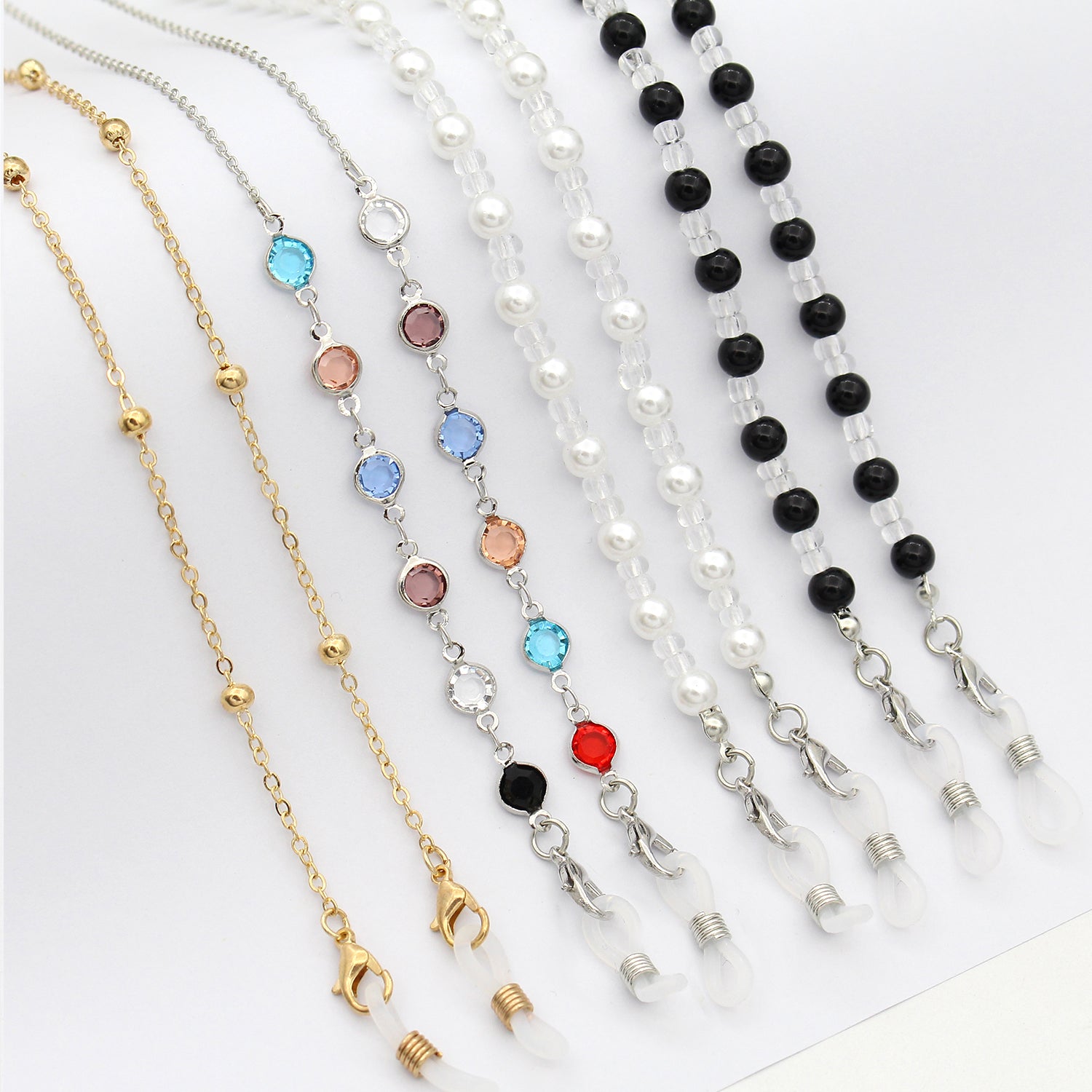 Women Men Eyewear Holder Accessories Necklace Eyeglasses Anti-lost Sunglasses Lanyard Rope Antiskid Face Mask String
